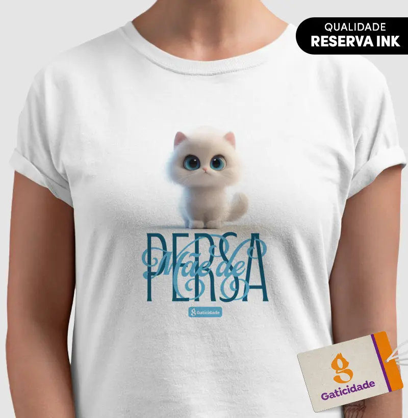 Mãe de Persa Branco: Pura Elegância