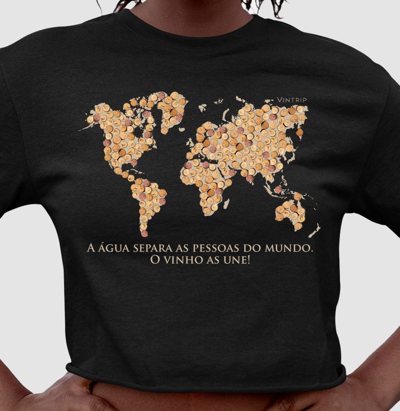 A água separa as pessoas do mundo. O vinho as une! - Rolhas