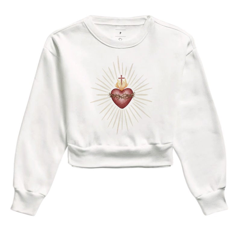 Camiseta Sagrado Coração de Jesus Raios