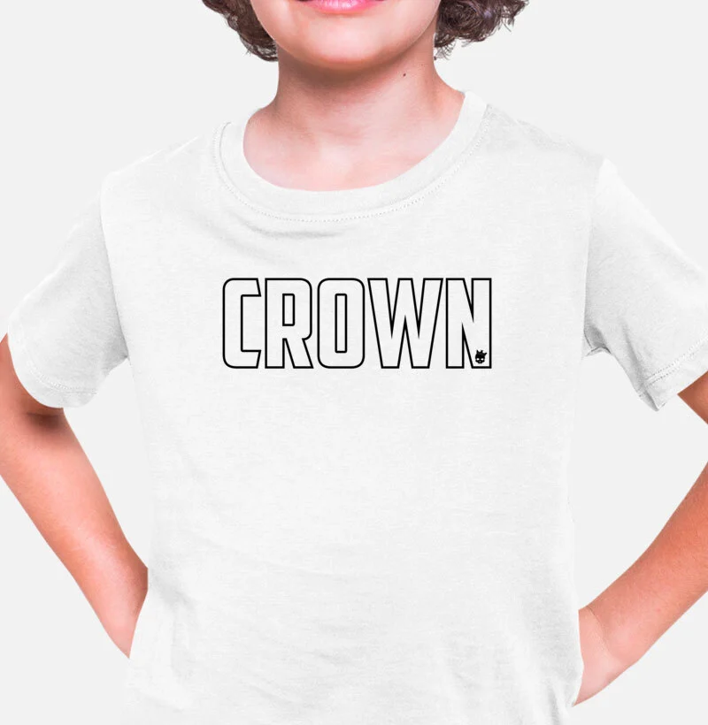 Crown Outline Preto - Infantil