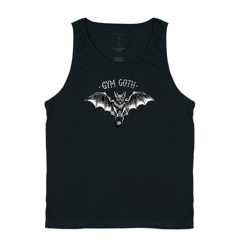 Morcego Gym Goth (Fundo Preto)