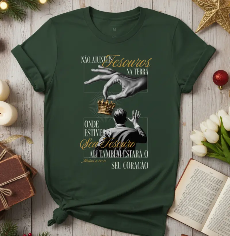 NÃO AJUNTEIS TESOUROS NA TERRA"