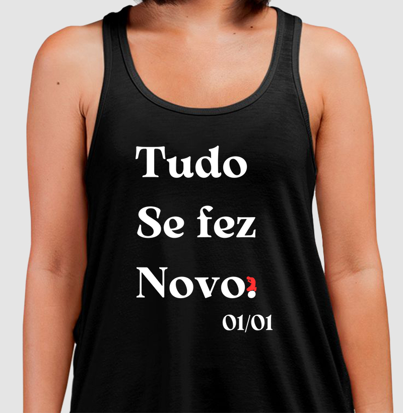 Tudo Se fez Novo. (letra branca)