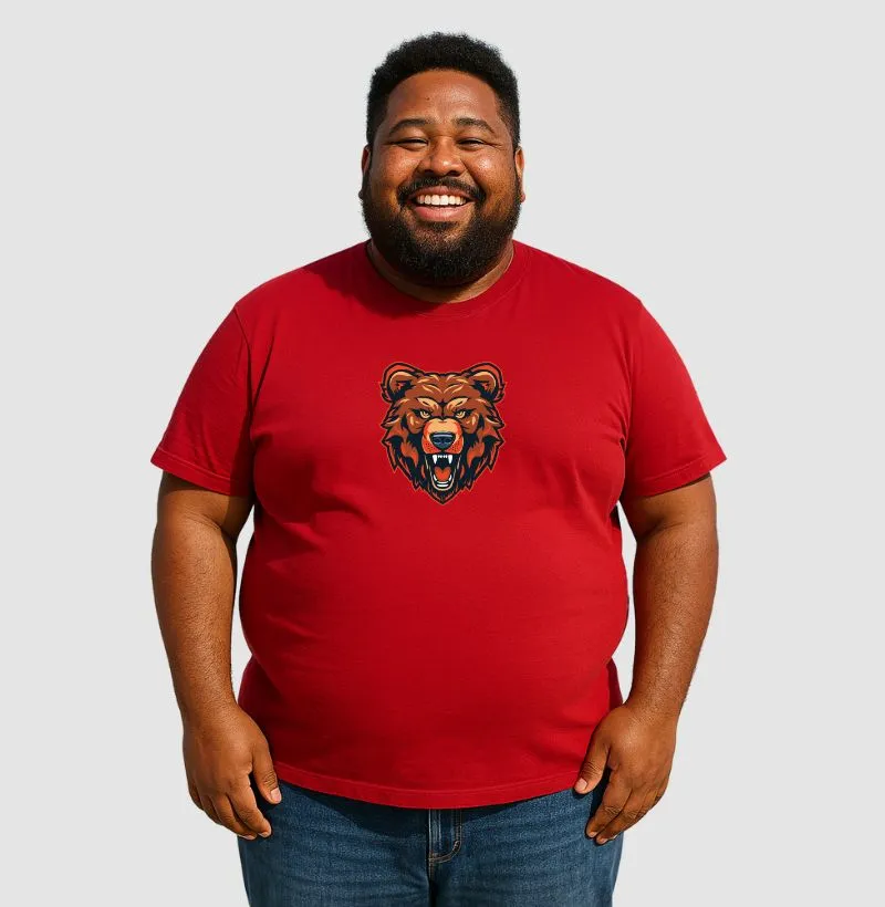 Camiseta Cabeça de Urso Feroz 
