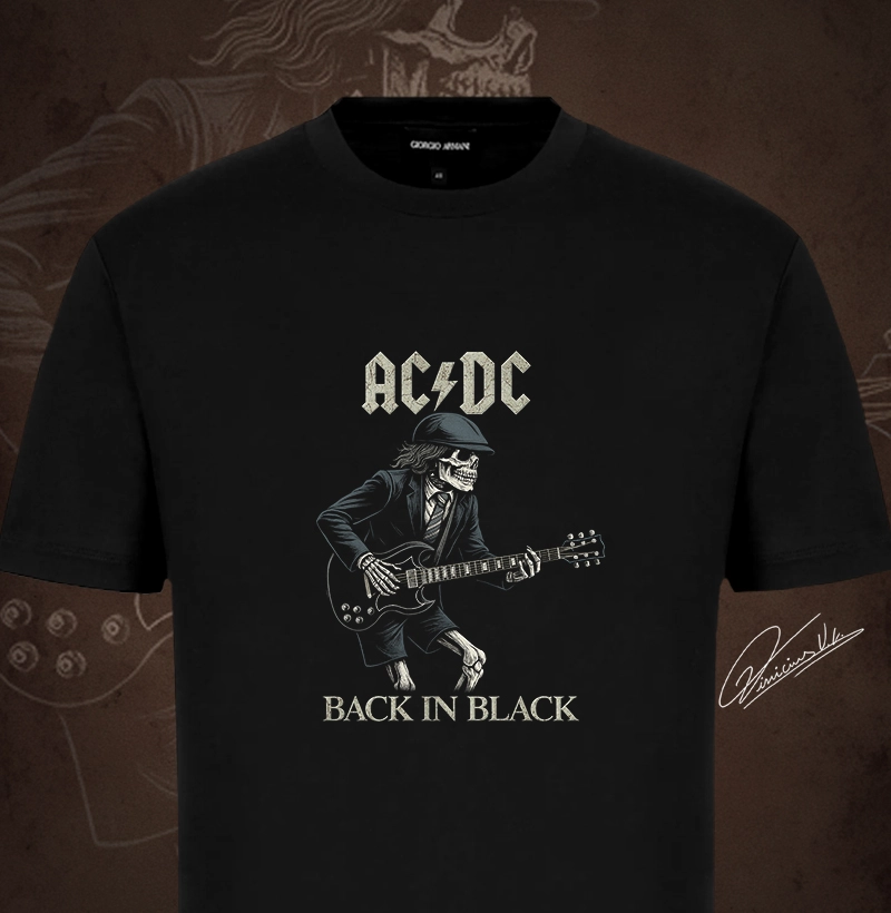 Angus Skull Back in Black