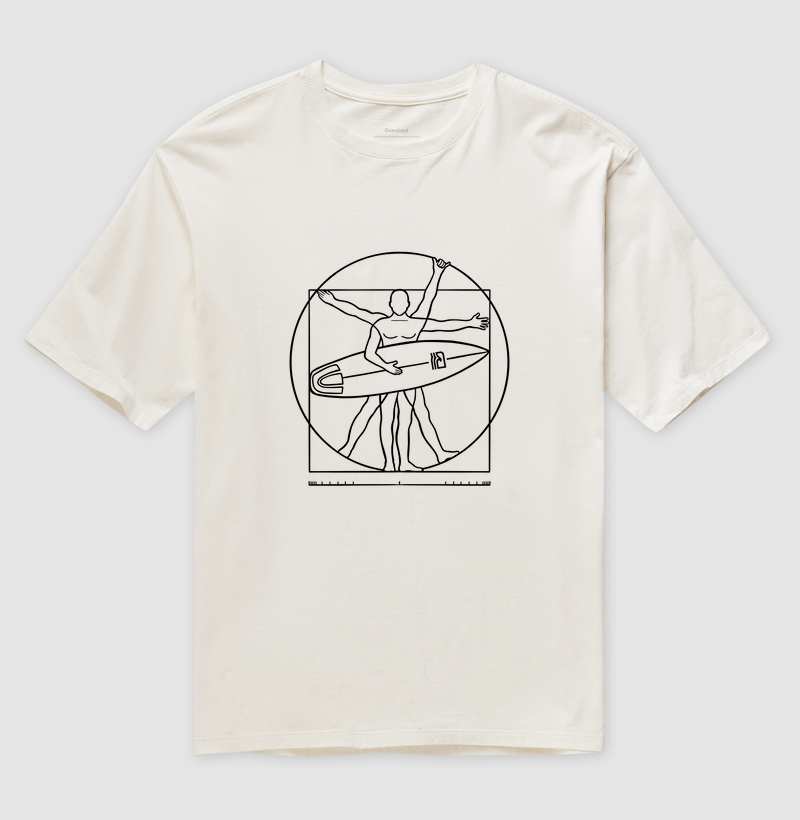 "Surfista Vitruviano" (Oversized)