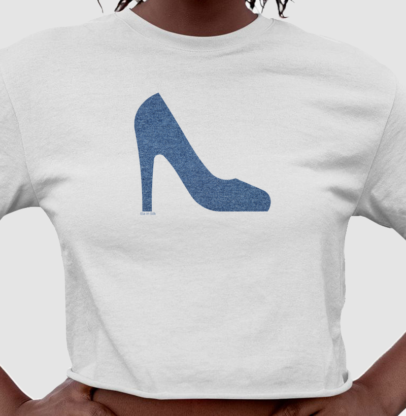 Scarpin jeans