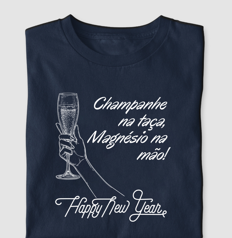 Champanhe na Taça, Magnésio na Mão - Feliz Ano Novo!