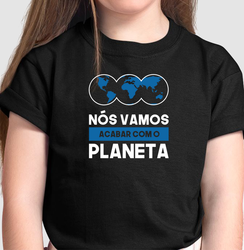 Camiseta Infantil Planeta