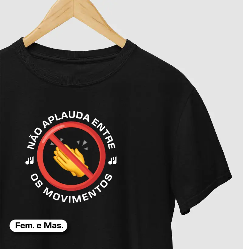 Não aplauda entre os movimentos