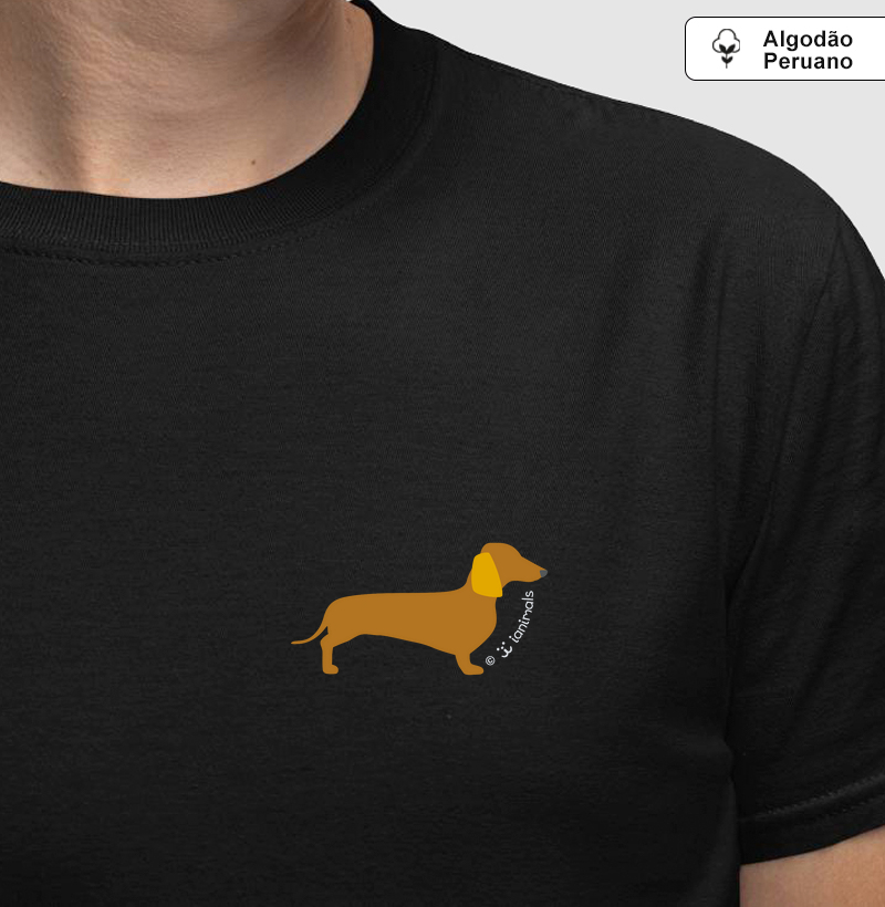 Camiseta Dachshund INCA SOFT- Perfil / Side