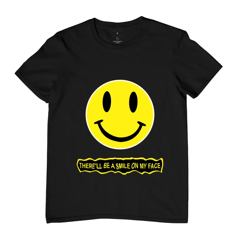 Camiseta SMILE "THERE'LL BE A SMILE ON MY FACE