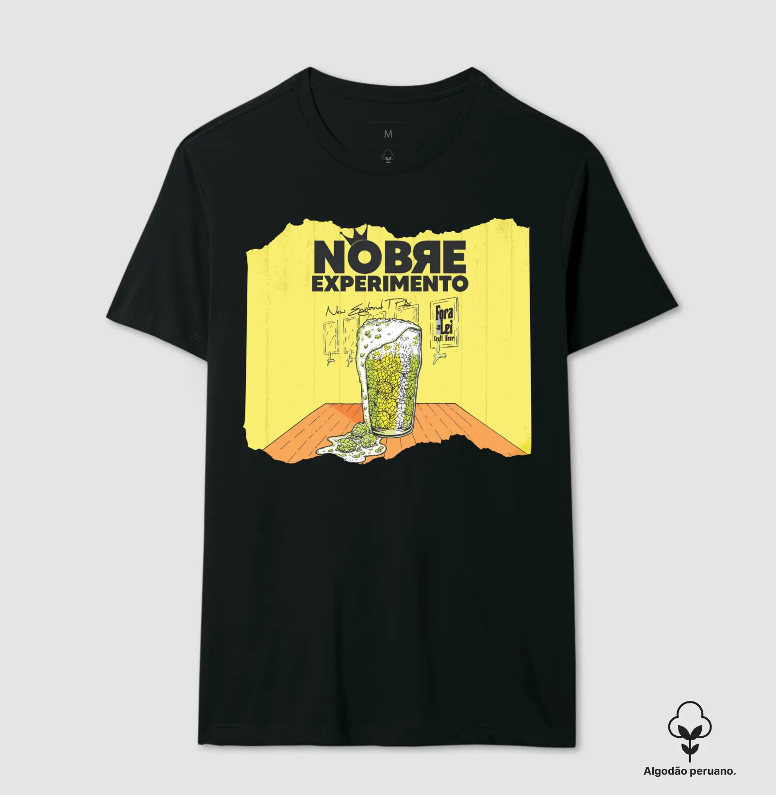 Camiseta Nobre Experimento Algodão Peruano
