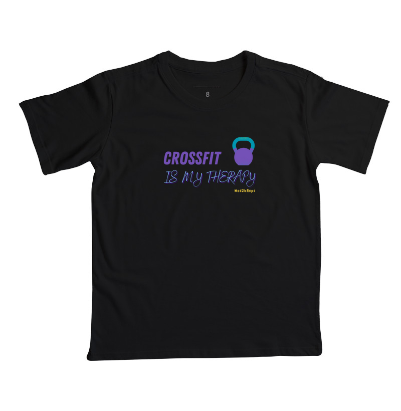 Camiseta_Crossfit is my therapy