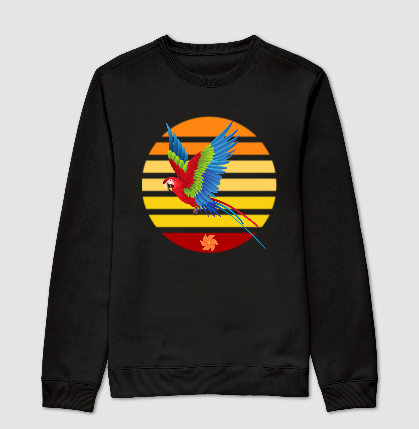 Camiseta arara-vermelha