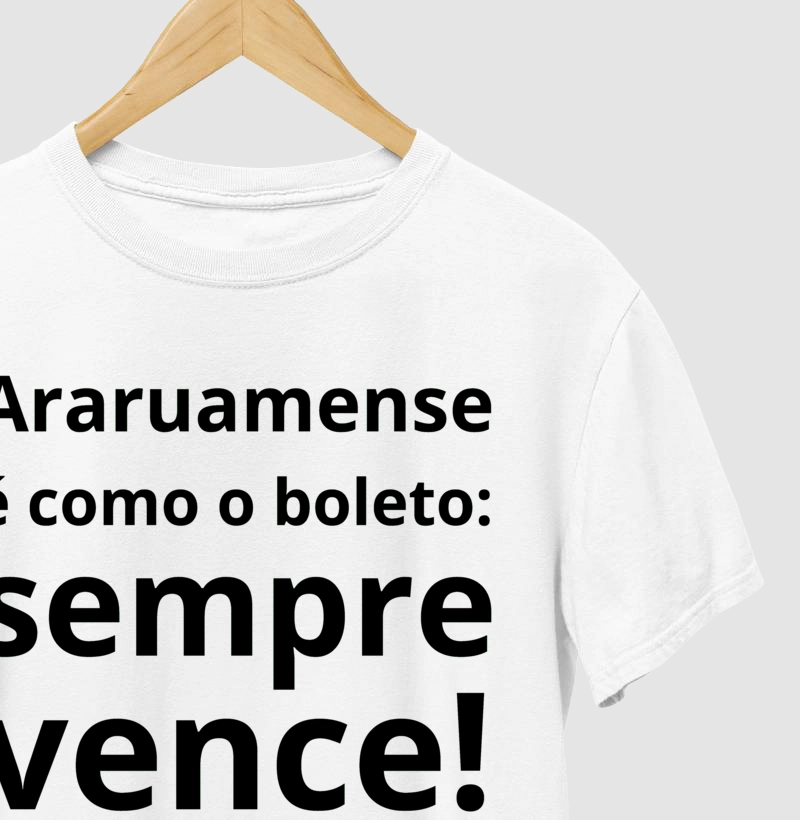 Araruamense é como o boleto.