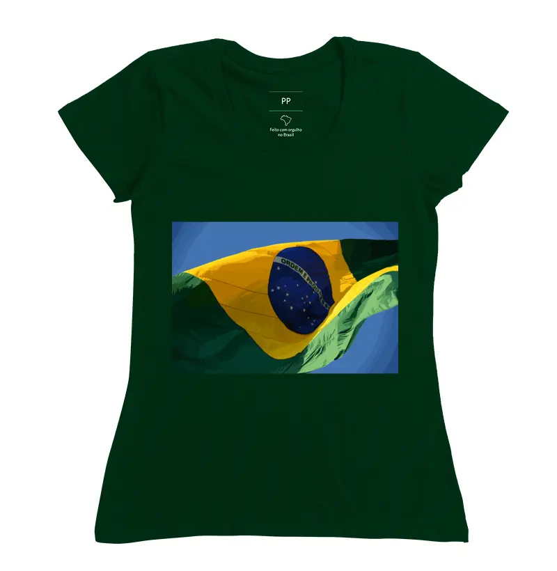 CAMISETA BANDEIRA BRASIL