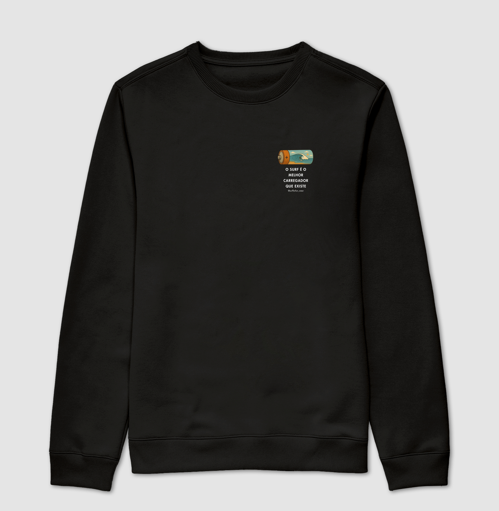 Estampa de bolso - Surf é o melhor carregador que existe