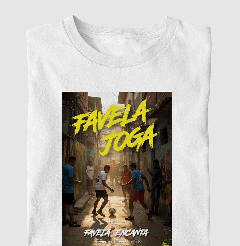 Camiseta a Favela Joga