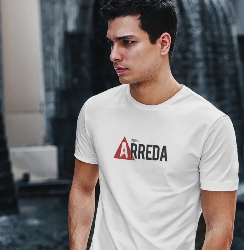 T-Shirt Masculino Branca - Arreda 