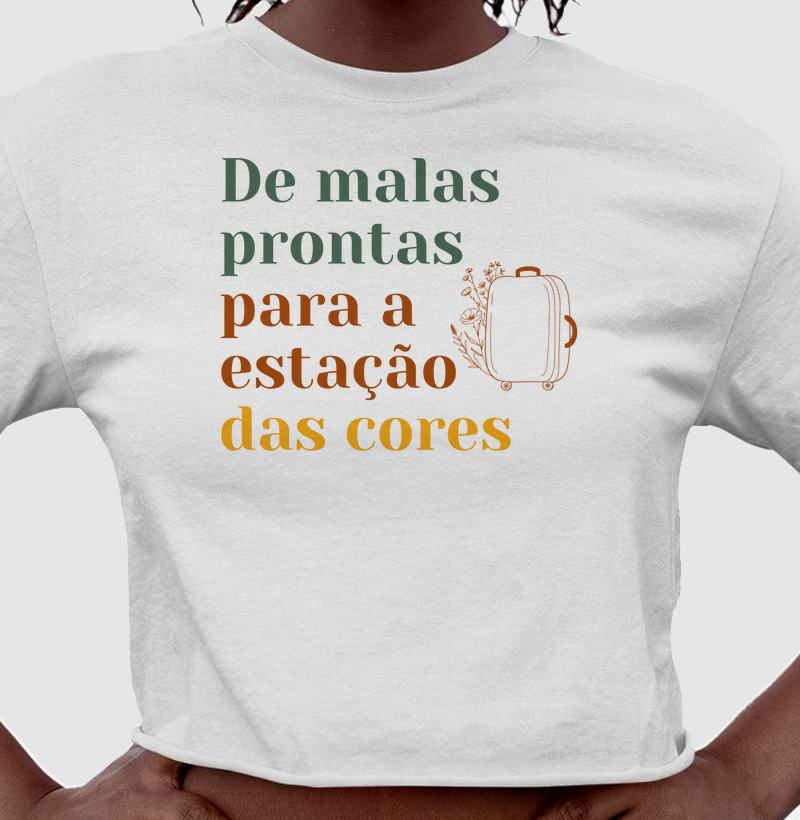 De malas prontas para a estação das cores