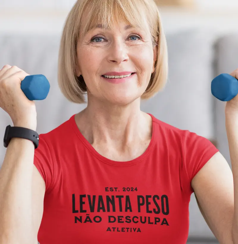 Levanta Peso Não Desculpa | Estilo Impactante | Moda Fitness e Musculação