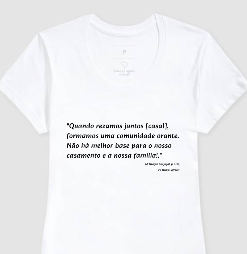 Quando rezamos juntos...