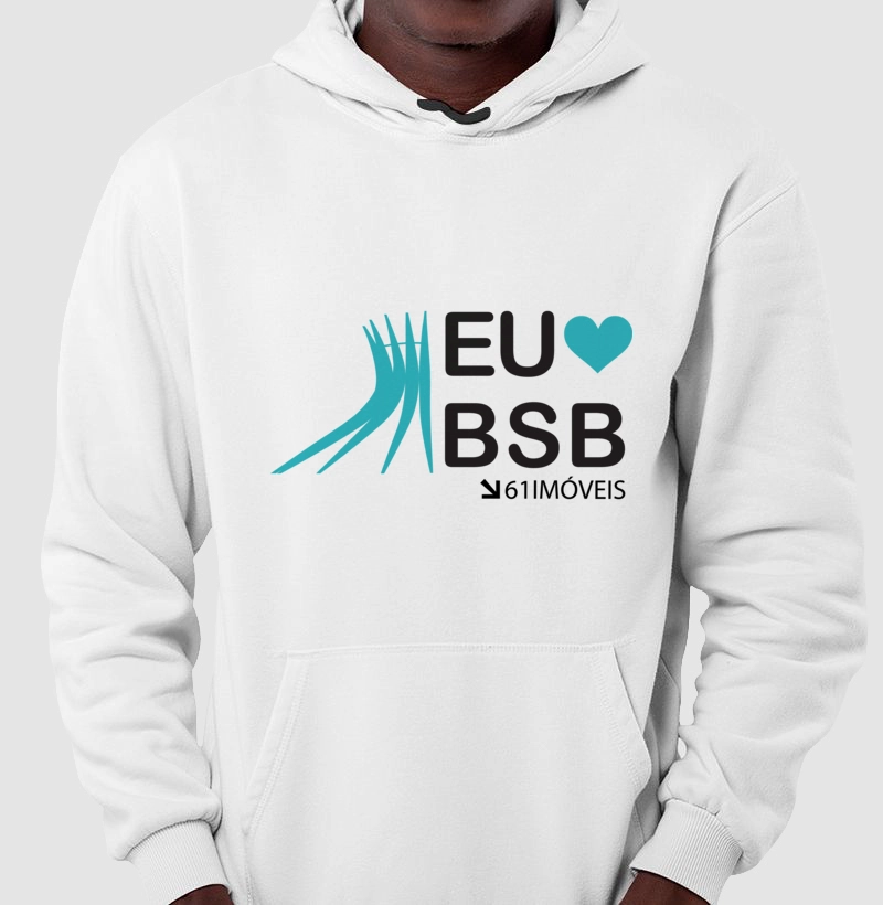 Moletom '' Eu Amo BsB ''