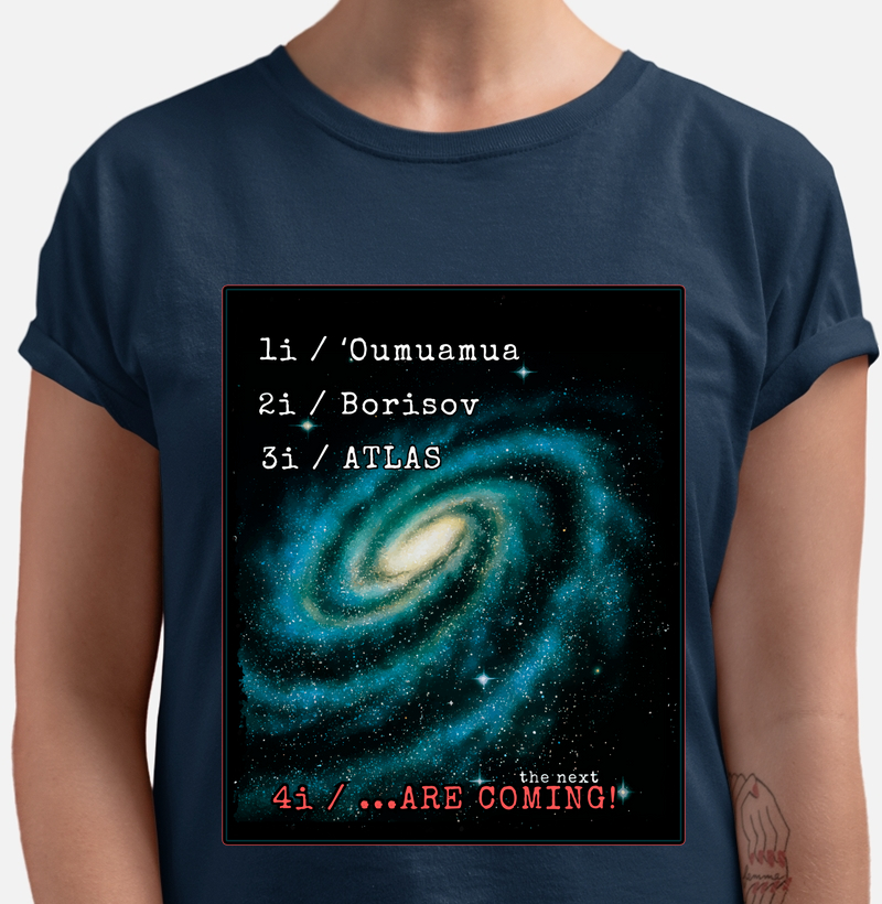 Camiseta Visitantes - 1i/ʻOumuamua | 2i/Borisov | 3i/Atlas | 4i Are Coming!