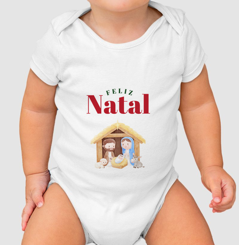 Body Infantil Feliz Natal — Nascimento