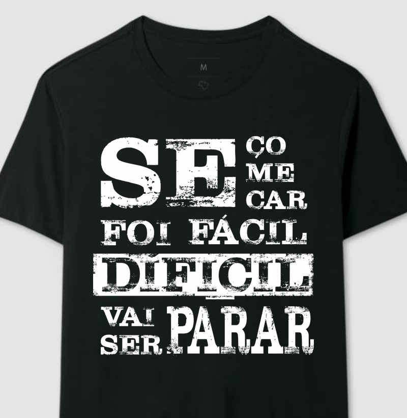 Dificil vai ser parar