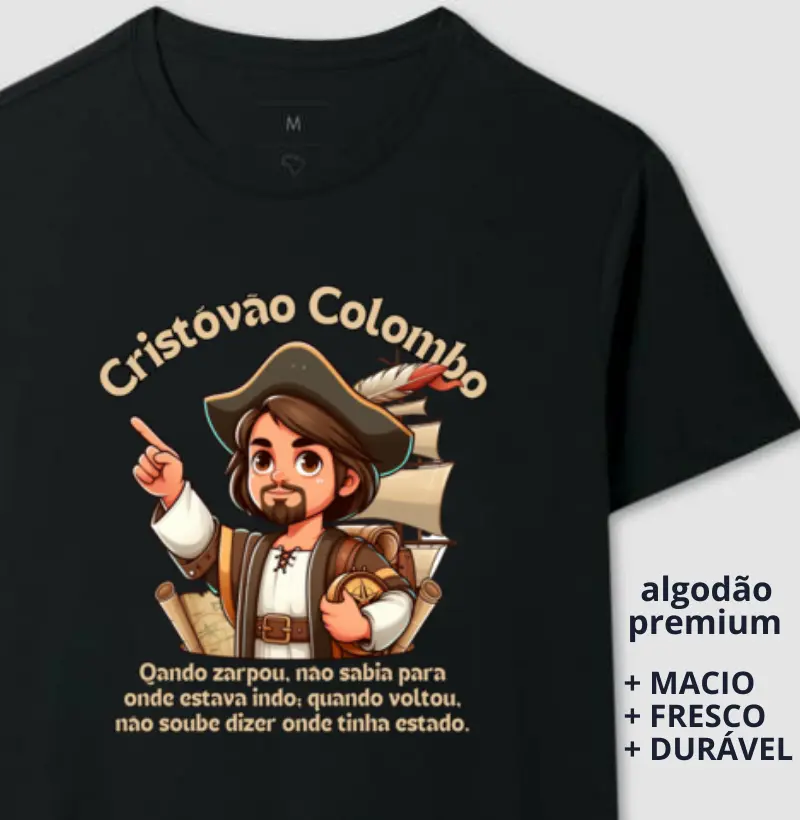 Camiseta Cristóvão Colombo