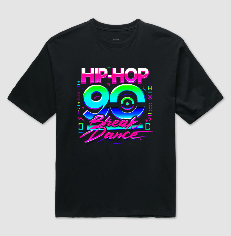 Nostalgia Pop - Coleção Flashback Music - Hip-Hop 90 Break Dance - 202408170035