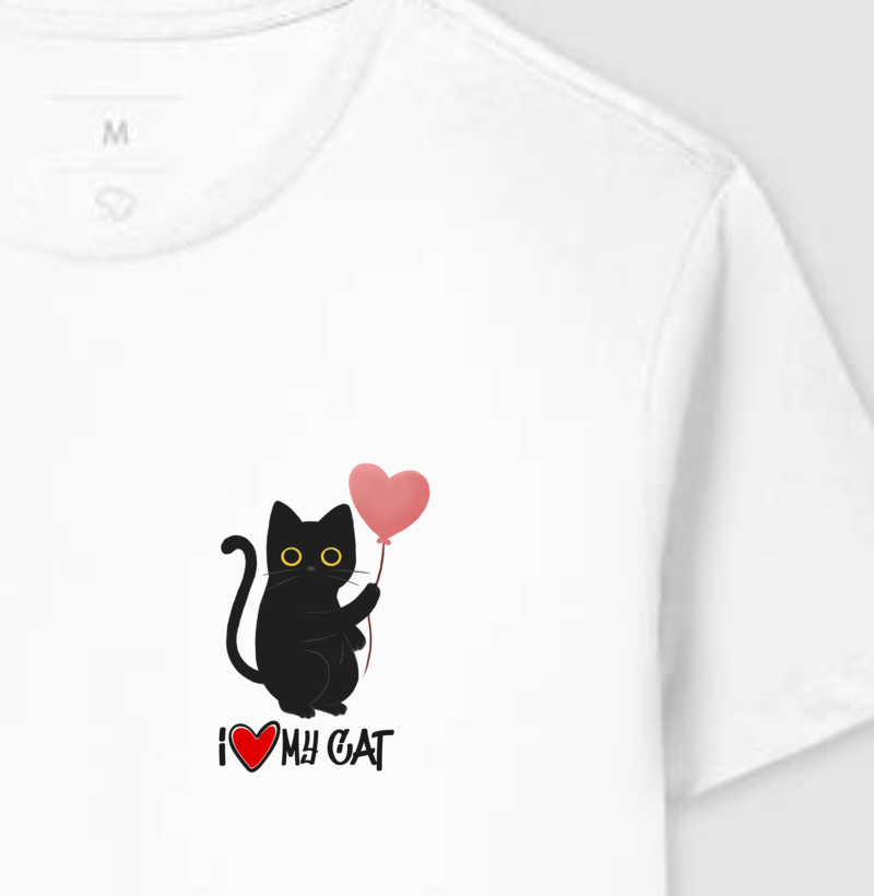Camiseta “I Love My Cat”
