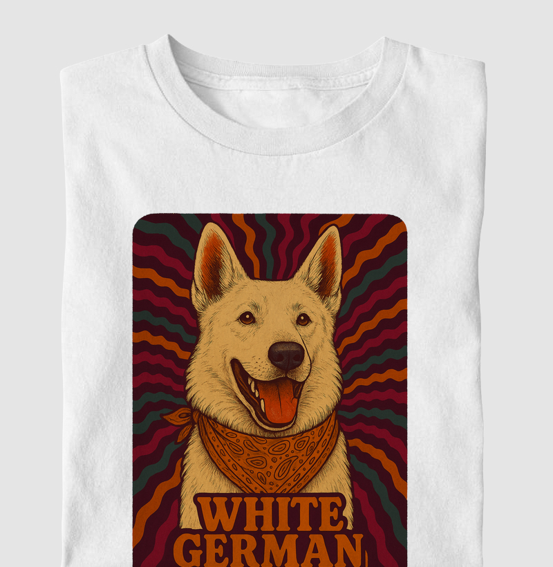 Latidos Psicodélicos - White German Shepherd
