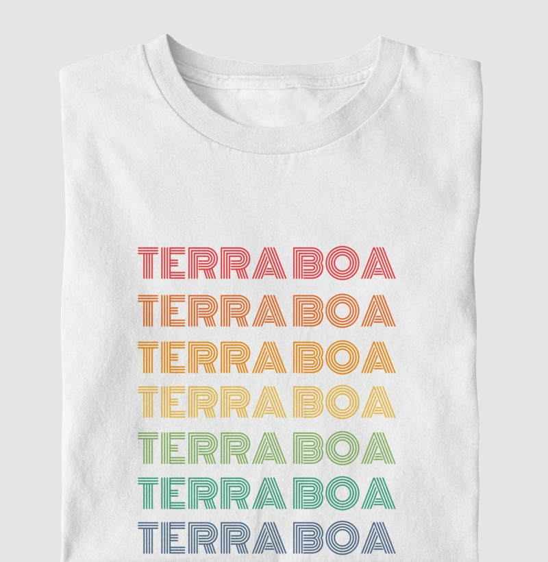 Terra Boa Letreiro Retrô