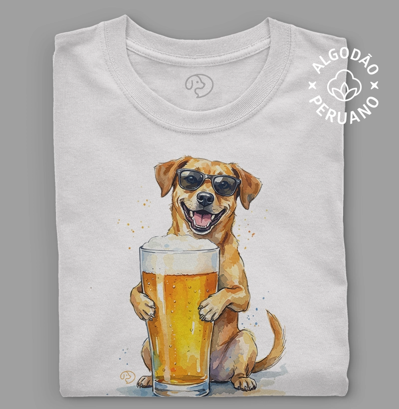 Cachorro com Cerveja