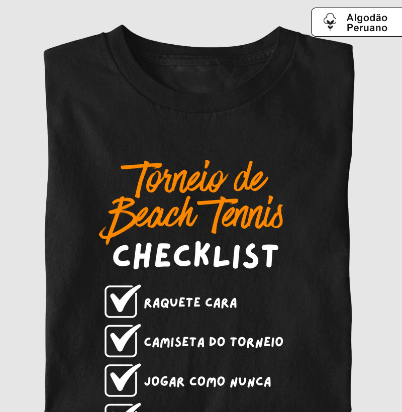 Beach Tennis Checklist
