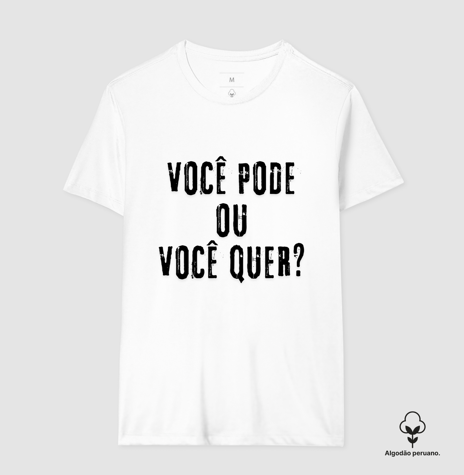 Voce pode ou voce quer?