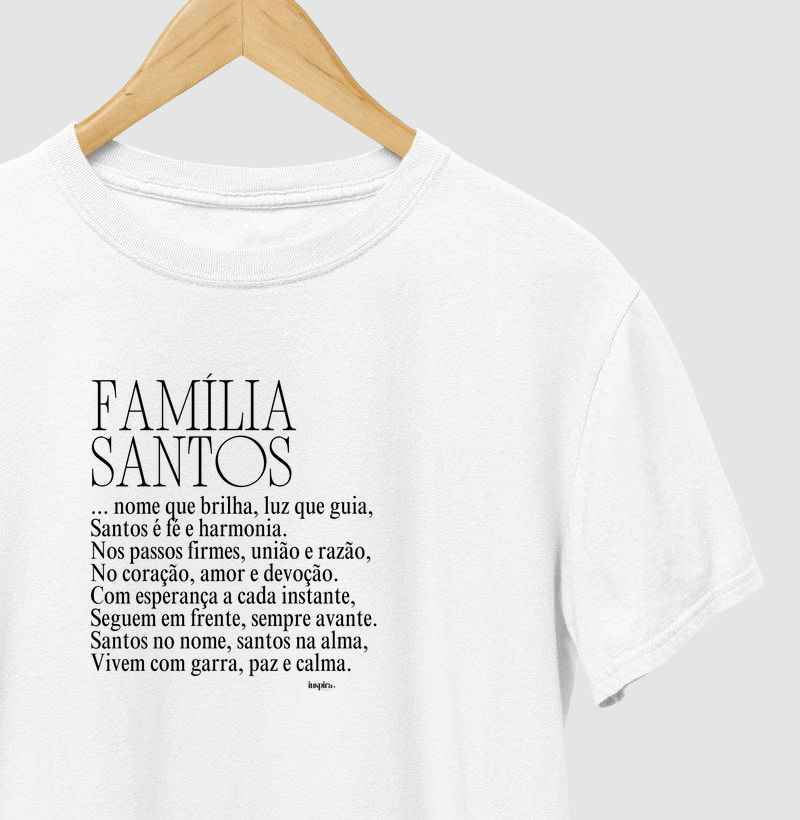 FAMÍLIA SANTOS | Algodão Premium