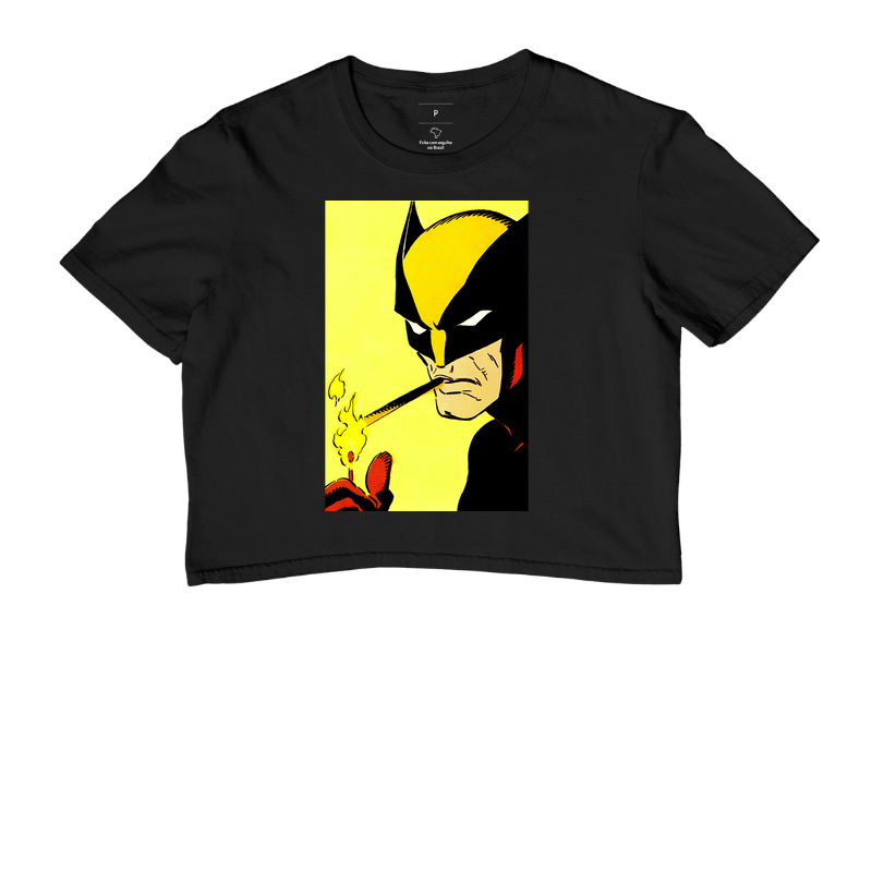 Wolverine is smoking