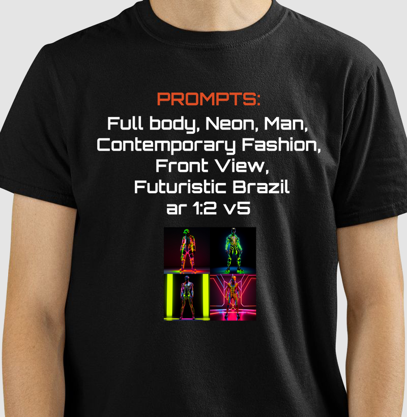 Camiseta Prompt Man
