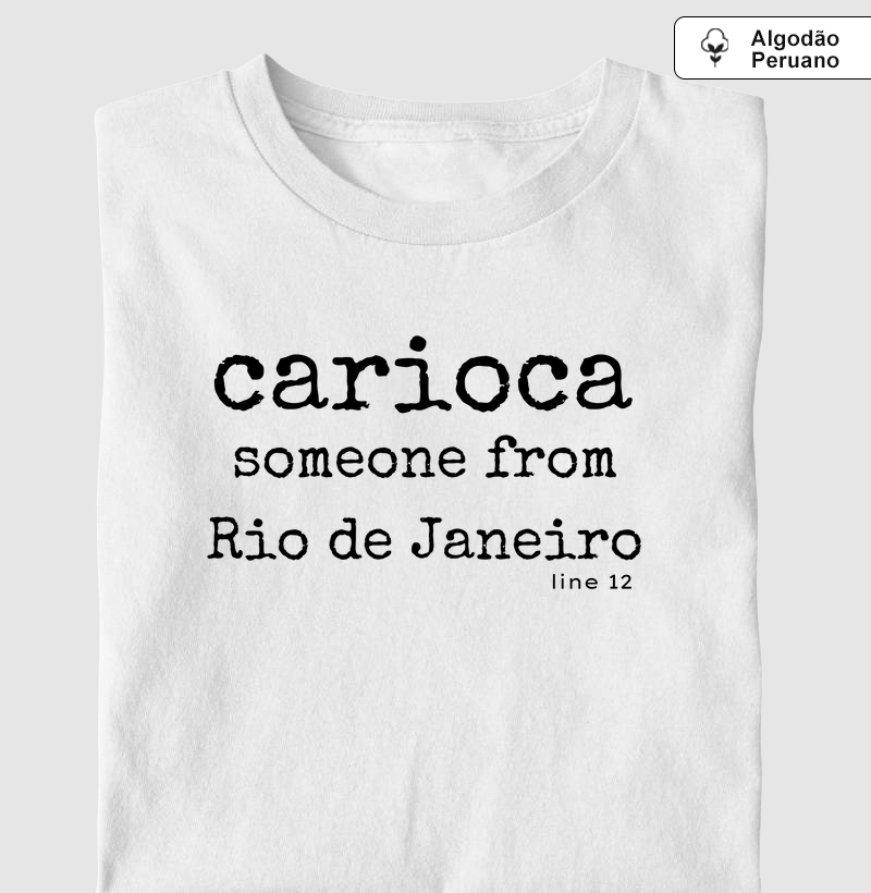 CARIOCA EM BRANCO | PRETO