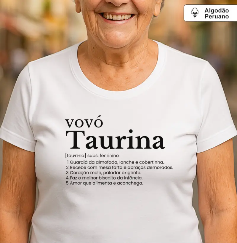 Avó taurina (signos) (algodão peruano)