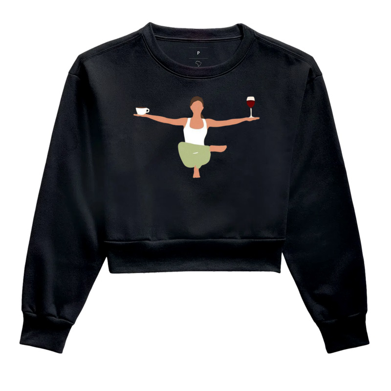 Camiseta Yoga x Café e Vinho