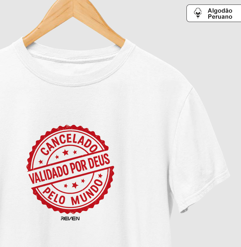 Camiseta Validado por Deus