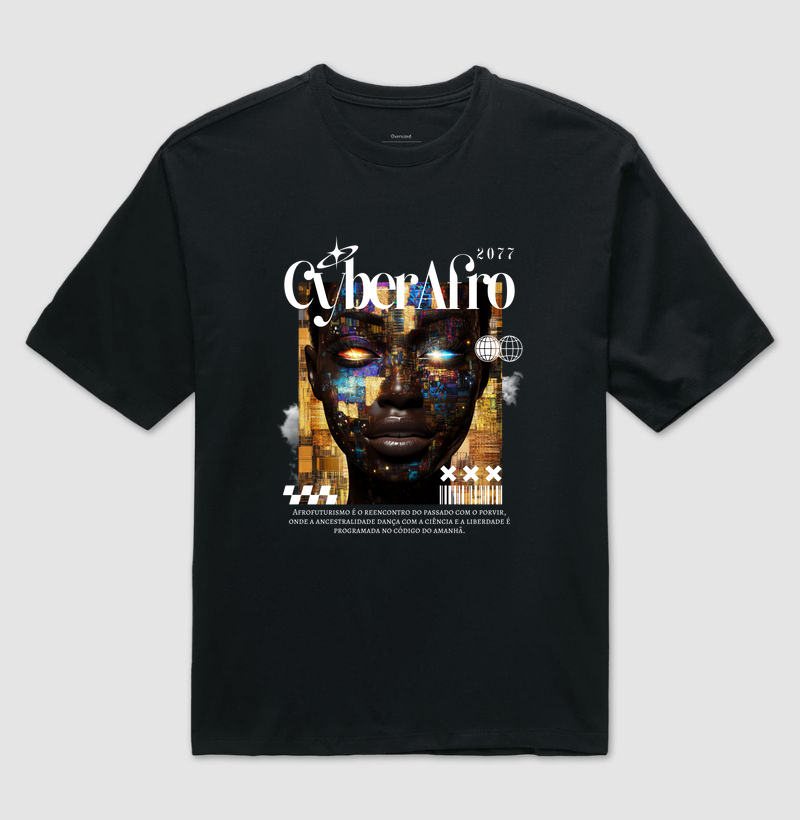 Camiseta Oversized Cyber Magazine