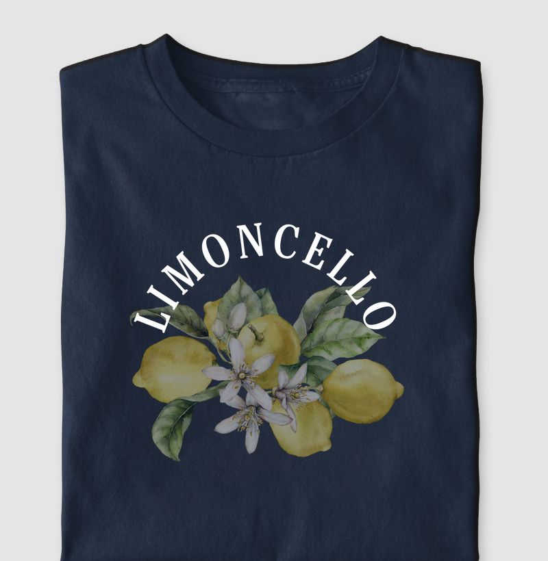 Camiseta "Limoncello" - O Sabor e o Estilo da Itália