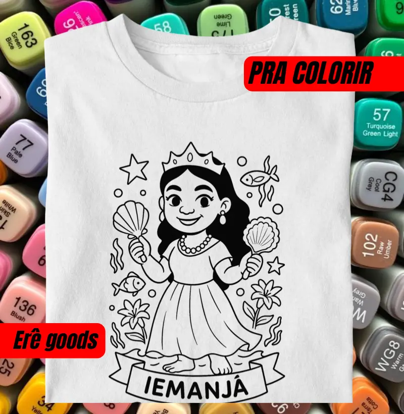 IEMANJA PRA COLORIR