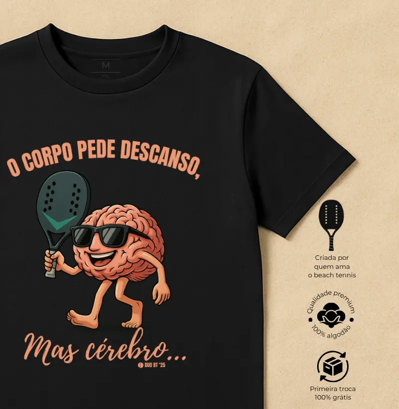 O Corpo Pede Descanso, Mas O Cérebro Pede Beach Tennis